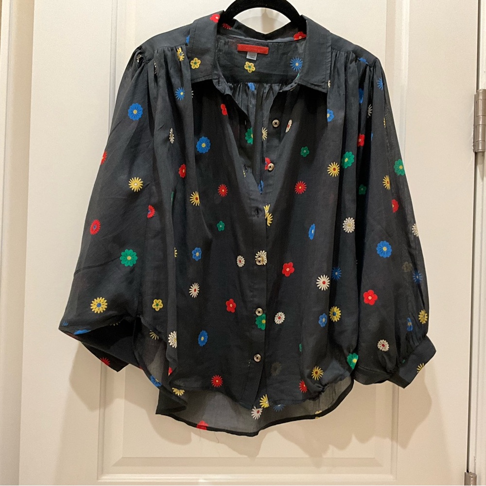 Mother Cotton Batwing blouse
